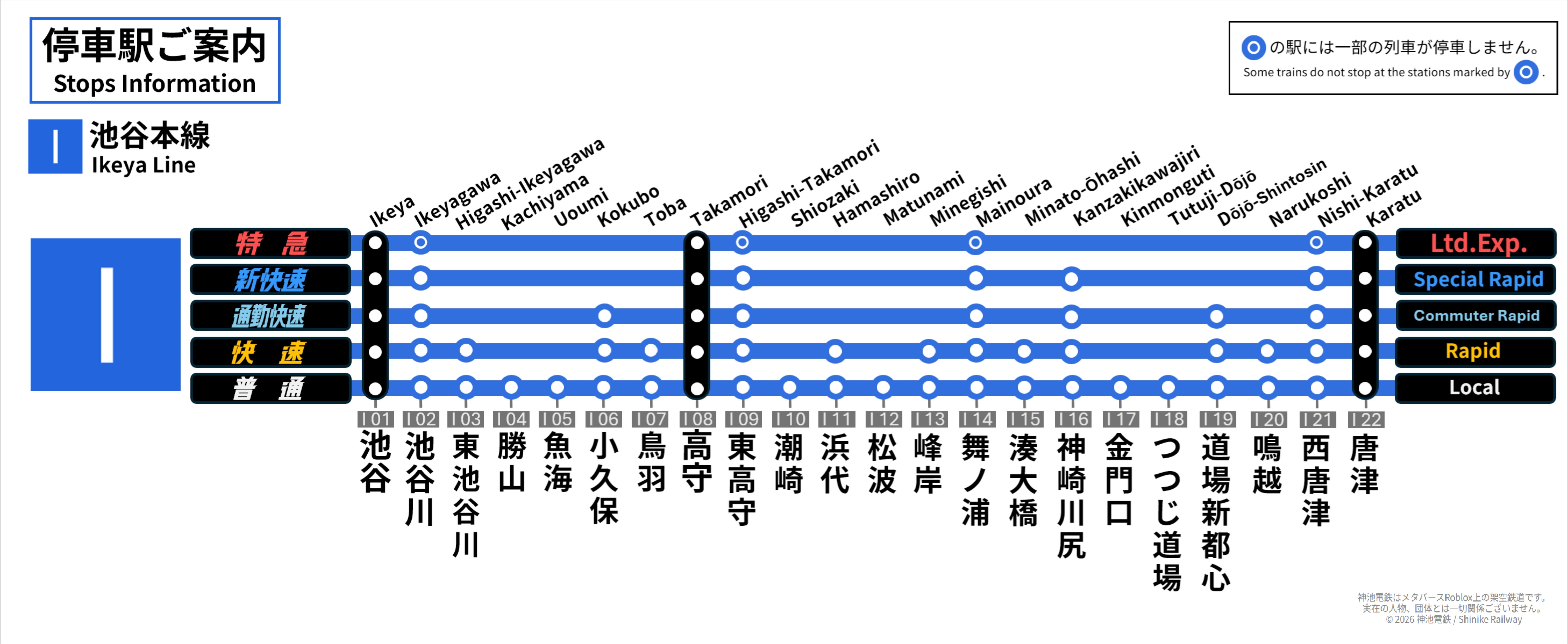 神池電鉄 路線図